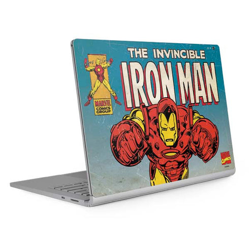 Marvel Classic Comics The Invincible Iron Man Surface Book 2 13.5in Skin
